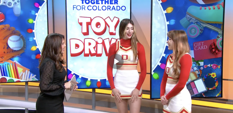 CBS Denver: University of Denver Athletics helps collect toys for Together for Colorado Toy Drive