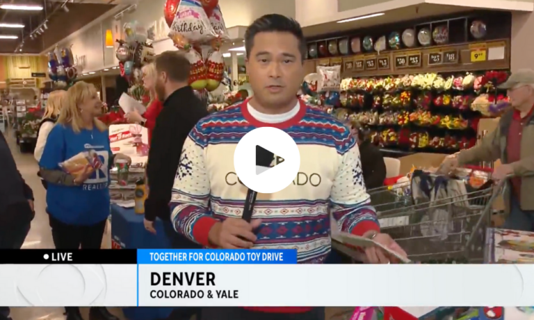 CBS News: Together for Colorado Toy Drive Collection Day